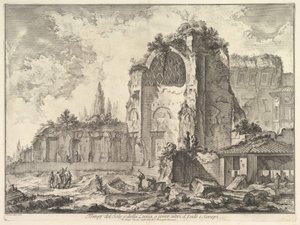 金星和罗马神庙被错误地称为Sol和Luna Veduta degli ...，大约。 1759年。 作者 乔凡尼·巴蒂斯塔·皮拉涅西
