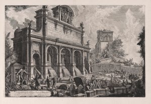 城堡景观 作者 Giovanni-Battista Piranesi