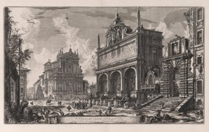 城堡景观 作者 Giovanni-Battista Piranesi