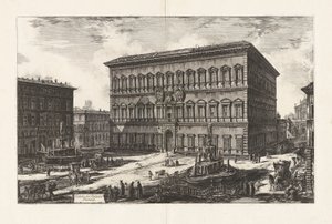 法尔内塞宫景观，摘自《罗马景观 作者 Giovanni-Battista Piranesi