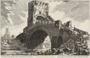 萨拉里奥桥的景观 作者 Giovanni Battista Piranesi