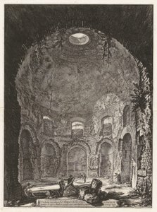 咳嗽寺内景 作者 Giovanni-Battista Piranesi