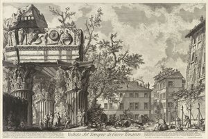 维杜塔与木星托南斯神庙，c。 1755 作者 乔凡尼·巴蒂斯塔·皮拉涅西