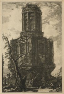 罗马的意见：坟墓，叫作La Connocchia，1776年。 作者 乔凡尼·巴蒂斯塔·皮拉涅西