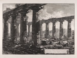 圣殿内景 作者 Giovanni-Battista Piranesi