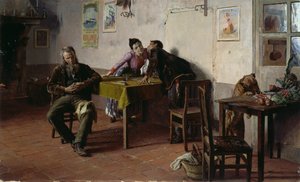 忏悔》，乔瓦尼-巴蒂斯塔-夸德隆（1844-1898 年）创作，油画，30.5x52 厘米 作者 乔凡尼·巴蒂斯塔（Giovanni Battista Quadrone）