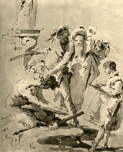 1928年，斩首圣徒，1928年 作者 乔凡尼·巴蒂斯塔·提埃波罗