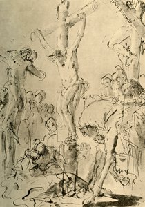 被钉十字架，十八世纪中叶，1928年 作者 乔凡尼·巴蒂斯塔·提埃波罗