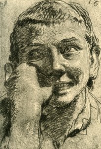 1928年，十八世纪中叶，一个笑男孩的头 作者 乔凡尼·巴蒂斯塔·提埃波罗