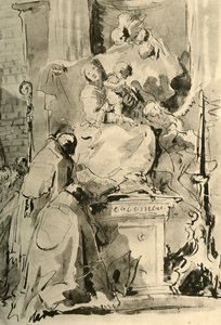 麦当娜登基和两名主教，18世纪中叶，1928年 作者 乔凡尼·巴蒂斯塔·提埃波罗