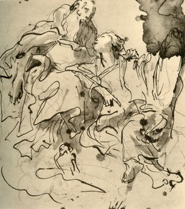 老男人和年轻女人，1761年，1928年 作者 乔凡尼·巴蒂斯塔·提埃波罗