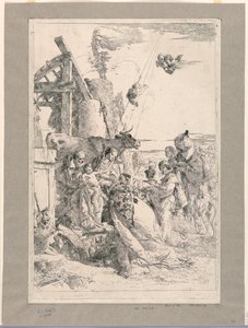 国王的崇拜 作者 Giovanni-Battista Tiepolo