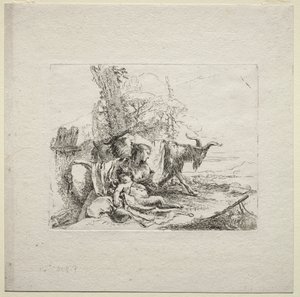 各种随想曲  手鼓女人 作者 Giovanni-Battista Tiepolo