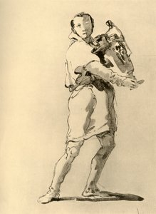 带油罐的青年，18世纪中叶，1928年 作者 乔凡尼·巴蒂斯塔·提埃波罗
