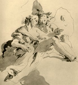 西风和植物群，18世纪中叶，1928年 作者 乔凡尼·巴蒂斯塔·提埃波罗