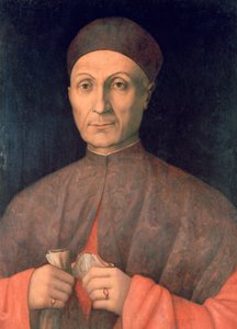 学者肖像，c1450-1507 作者 乔凡尼·贝里尼（Giovanni Bellini）