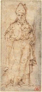 图卢兹的圣路易斯手持法杖 作者 乔凡尼·贝里尼（Giovanni Bellini）