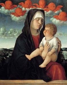 圣母和孩子，约1500年。 作者 乔凡尼·贝里尼（Giovanni Bellini）