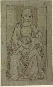 圣母和圣婴 作者 乔凡尼·贝里尼（Giovanni Bellini）