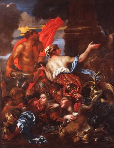 Deucalion 和 Pyrrha 作者 乔凡尼·贝内代托·卡斯蒂廖内