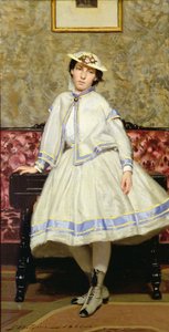 阿莱德身着白衣 作者 乔凡尼·博尔迪尼（Giovanni Boldini）