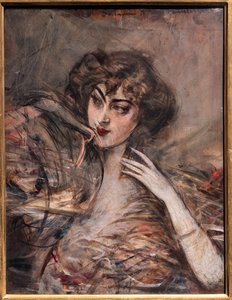 正面肖像 作者 乔凡尼·博尔迪尼（Giovanni Boldini）