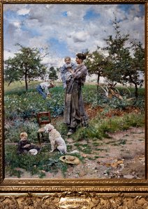 乡村（春天） 作者 乔凡尼·博尔迪尼（Giovanni Boldini）