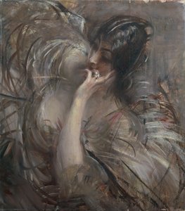 意大利，德约斯夫人的画像 作者 乔凡尼·博尔迪尼（Giovanni Boldini）