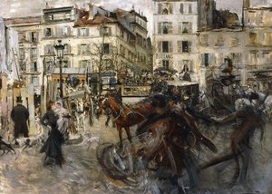 皮加勒广场，1874年 作者 乔凡尼·博尔迪尼（Giovanni Boldini）