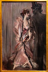 离开球 作者 乔凡尼·博尔迪尼（Giovanni Boldini）