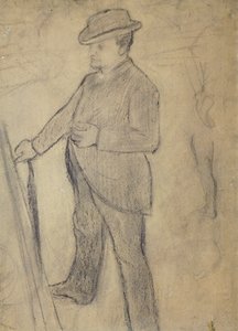 埃德加·德加（Edgar Degas，1834-1917 年）的肖像画 作者 乔凡尼·博尔迪尼（Giovanni Boldini）