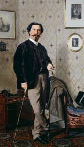 克里斯蒂亚诺-班蒂与他的手杖的画像 作者 乔凡尼·博尔迪尼（Giovanni Boldini）