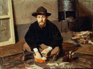迭戈-马尔泰利的肖像，大约在1865年，由乔瓦尼-波尔迪尼（1842-1931）创作，布面油画。 作者 乔凡尼·博尔迪尼（Giovanni Boldini）