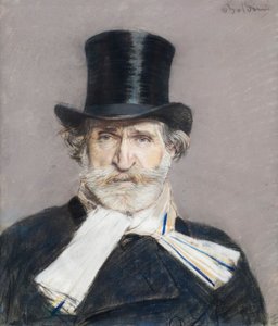 朱塞佩-威尔第肖像 作者 乔凡尼·博尔迪尼（Giovanni Boldini）