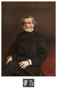 朱塞佩威尔第的肖像，1886年 作者 乔凡尼·博尔迪尼（Giovanni Boldini）