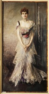 西班牙欧拉利亚女皇（1864-1958）的肖像，约1898年 作者 乔凡尼·博尔迪尼（Giovanni Boldini）
