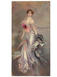 玛特·雷尼埃（MartheRégnier）肖像，1905年 作者 乔凡尼·博尔迪尼（Giovanni Boldini）