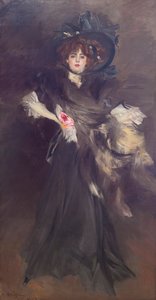 朗特尔梅小姐肖像 作者 乔凡尼·博尔迪尼（Giovanni Boldini）