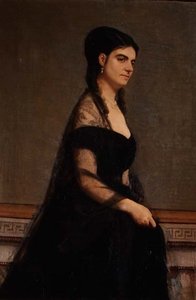 G. Tempestini伯爵夫人的画像 作者 乔凡尼·博尔迪尼（Giovanni Boldini）