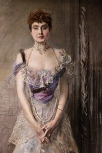 西班牙尤拉莉亚公主，细节 作者 乔凡尼·博尔迪尼（Giovanni Boldini）