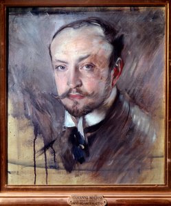 自画像（布面油画 作者 乔凡尼·博尔迪尼（Giovanni Boldini）