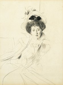 Niscemi公主的研究 作者 乔凡尼·博尔迪尼（Giovanni Boldini）