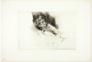 睡梦中的惠斯勒 作者 乔凡尼·博尔迪尼（Giovanni Boldini）