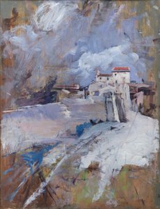 冬季风景，约 1911 年（油画） 作者 乔凡尼·博尔迪尼（Giovanni Boldini）