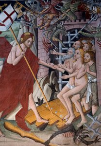 下降到地狱，c.1492 作者 乔凡尼·卡纳维西奥（Giovanni Canavesio）