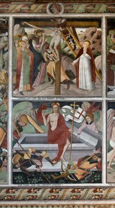 基督受难的场景，c.1492 作者 乔凡尼·卡纳维西奥（Giovanni Canavesio）