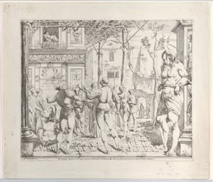圣克里斯托弗的殉道》，Secondo Quadro，1776年。 作者 乔瓦尼·大卫