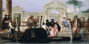 缆车的起飞，1760年代中期。 作者 乔瓦尼·多梅尼科·蒂埃波罗