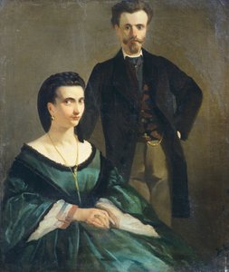订婚的人 作者 乔凡尼·法托里（Giovanni Fattori）