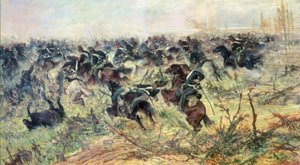 骑兵冲锋 作者 乔凡尼·法托里（Giovanni Fattori）